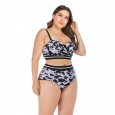 Plus size bikini underwire big cup ladies swimsuit swimsuit 6648