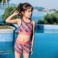 Children's split swimsuit female baby spa boxer swimsuit bikini leisure sports 1005