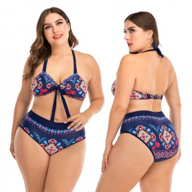 Plus size bikini sexy big cup ladies swimsuit swimwear 8822