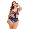 Plus size bikini sexy big cup ladies swimsuit swimwear 8822