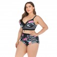 Large size bikini underwire large cup ladies swimsuit swimsuit 6652