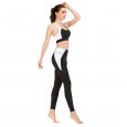 Fitness clothes running print suit yoga clothes tights barbie pants sports bra 047