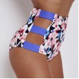 Sexy high waist bikini swimsuit steel support gathered thin swimsuit 9505