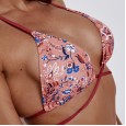 Sexy high-waist bikini swimsuit wearing a rope tie was thin swimsuit 9508