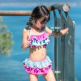 Children's split swimsuit female baby spa skirt swimsuit bikini cute princess 1028