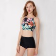 Sexy bikini split female swimsuit high waist swimsuit 9037