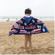 Bath towel style formaldehyde-free beach swimming can wear children's plus size hooded bath towel cloak 76cm