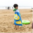 Bath towel style formaldehyde-free beach swimming can wear children's plus size hooded bath towel cloak 76cm