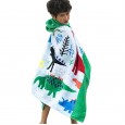 Bath towel style formaldehyde-free beach swimming can wear children's plus size hooded bath towel cloak 76cm
