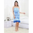 Bath skirt simple active printing soft absorbent bathroom bath pure cotton wrapped chest bath towel