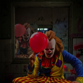 The new clown rejuvenation 2 mask headgear movie surrounding Halloween horror mask