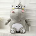 Cute hippo pillow doll crocodile plush toy children's toy rag doll to send girls wedding birthday gifts