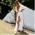 Spring and summer new sexy temperament holiday style deep V-neck solid color loose lace dress beach long skirt