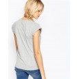 New unicorn animal print top round neck short sleeve T-shirt women