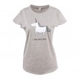New unicorn animal print top round neck short sleeve T-shirt women