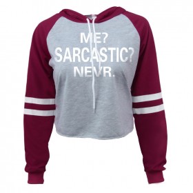 Spring new hot sale women's short hooded long-sleeved letter printed t-shirt sweater