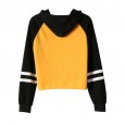 Spring women's hooded sweater autumn and winter loose fashion short paragraph hooded letter printed jacket