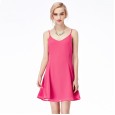 Shop women's clothing spring women's new fashion chiffon dress sexy backless bottom strap dress