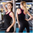 Ladies Sports Vest PRO Tight Training Yoga Running Fitness Quick Dry Clothes 02
