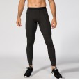 Men's zipper pocket fitness trousers PRO sports running training perspiration quick-drying high-elastic tights 1070