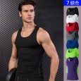 Sports PRO Men Training Tights Vest Basketball Fitness Running Quick Dry Vest Clothes 1001