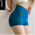 Peach high waist fitness pants quick-drying running yoga tights sports stretch hip bottoming hot pants women