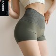 Peach high waist fitness pants quick-drying running yoga tights sports stretch hip bottoming hot pants women