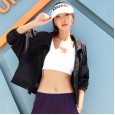 New mesh sportswear female long sleeve sports jacket yoga long sleeve version outdoor fitness