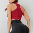New Loli back bra V-shaped mesh breathable sports underwear quick-drying shock-proof yoga running