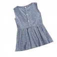 Girls summer new children's personality fashion covered girls dot print girl dress