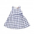 Children's skirt summer new product infant girl sleeveless plaid dress