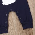 Summer new baby rainbow baby jumpsuit