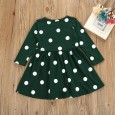 Children's skirts, summer, small and medium-sized girls, baby green princess dresses