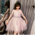 Girls' dresses, summer dresses, children's super fairy, elegant net skirts, big children's princess dresses
