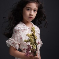 Children's small fresh dress girl chiffon fairy princess skirt summer big boy parent-child dress