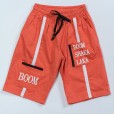 Boys and girls solid color five-point pants