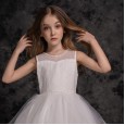 Children's princess dress, big children's performance, piano, flower girl, mesh gown, summer dress