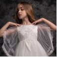 Girls' short-sleeved princess dress, large children's clothing, piano flower girl gauze dress, summer skirt