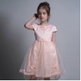 Children's clothing short-sleeved princess dress dress