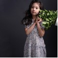 Girls' chiffon dresses, children's summer small floral dresses, big children's parent-child dresses, small fresh dresses