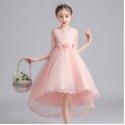 Children's dress skirt summer girl princess pettiskirt bow girl dress cotton