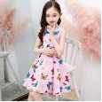 Children's dress summer new girl baby vest skirt big boy princess skirt