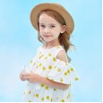 Summer new children's suit children's clothing strapless tops shorts fruit print girls suit