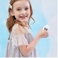 Summer new mesh gauze princess dress children's dress star moon sequin girl dress