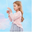 Summer new children's sunscreen clothing air-conditioned clothing children's clothing girls light knitted cardigan jacket