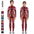 New Iron Man Digital Print Children's Jumpsuit Skinny Kids Cosplay Cosplay Pants