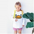Little yellow duck children's clothing spring and autumn children's long-sleeved bottoming shirt boys and girls knitted round neck long T thin section