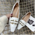 Spring new fashion wild square head horsebit fine with shallow mouth OL professional women's shoes