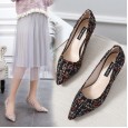 Women's shoes new shoes women's tide wild single shoes women's wedding shoes will be fine with OL pointed high heels