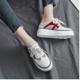 Thick bottom high heel Baotou half slippers summer mesh yarn muffin bottom lazy shoes lace casual sandals female wear